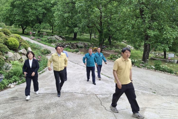 임하수 산림청 차장, 경북 김천시 임업인 민생현장 방문