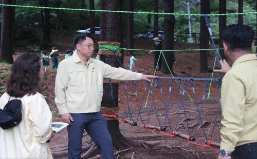 다중이용 산림복지시설 호우대비 안전점검 완료