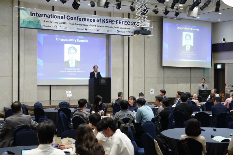 임상섭 산림청장, 한국산림공학회 국제공동학술대회 참석